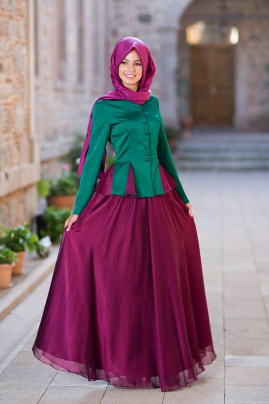 colorful dress with hijab