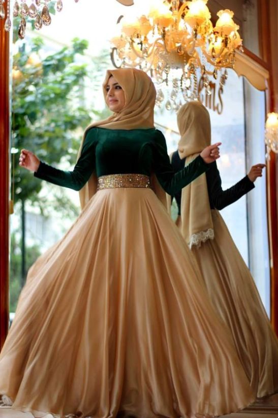 princess hijab dress