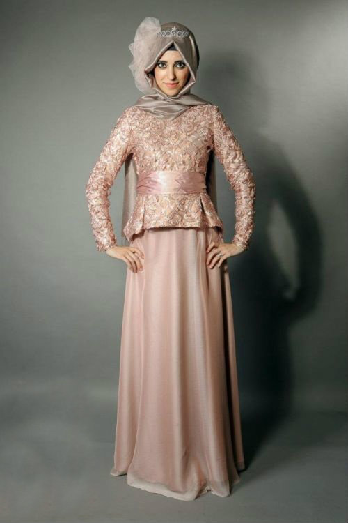 semi formal hijab dress