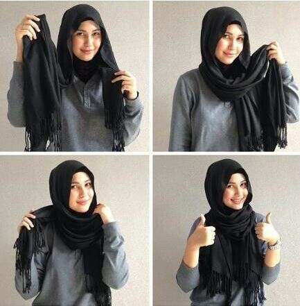 Tips Hijab Cantik dengan Pashmina  Sikumu