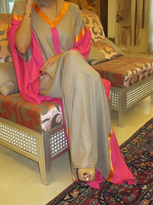 colored abaya fashion