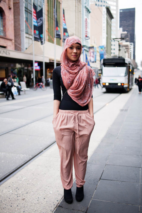 simple street hijab